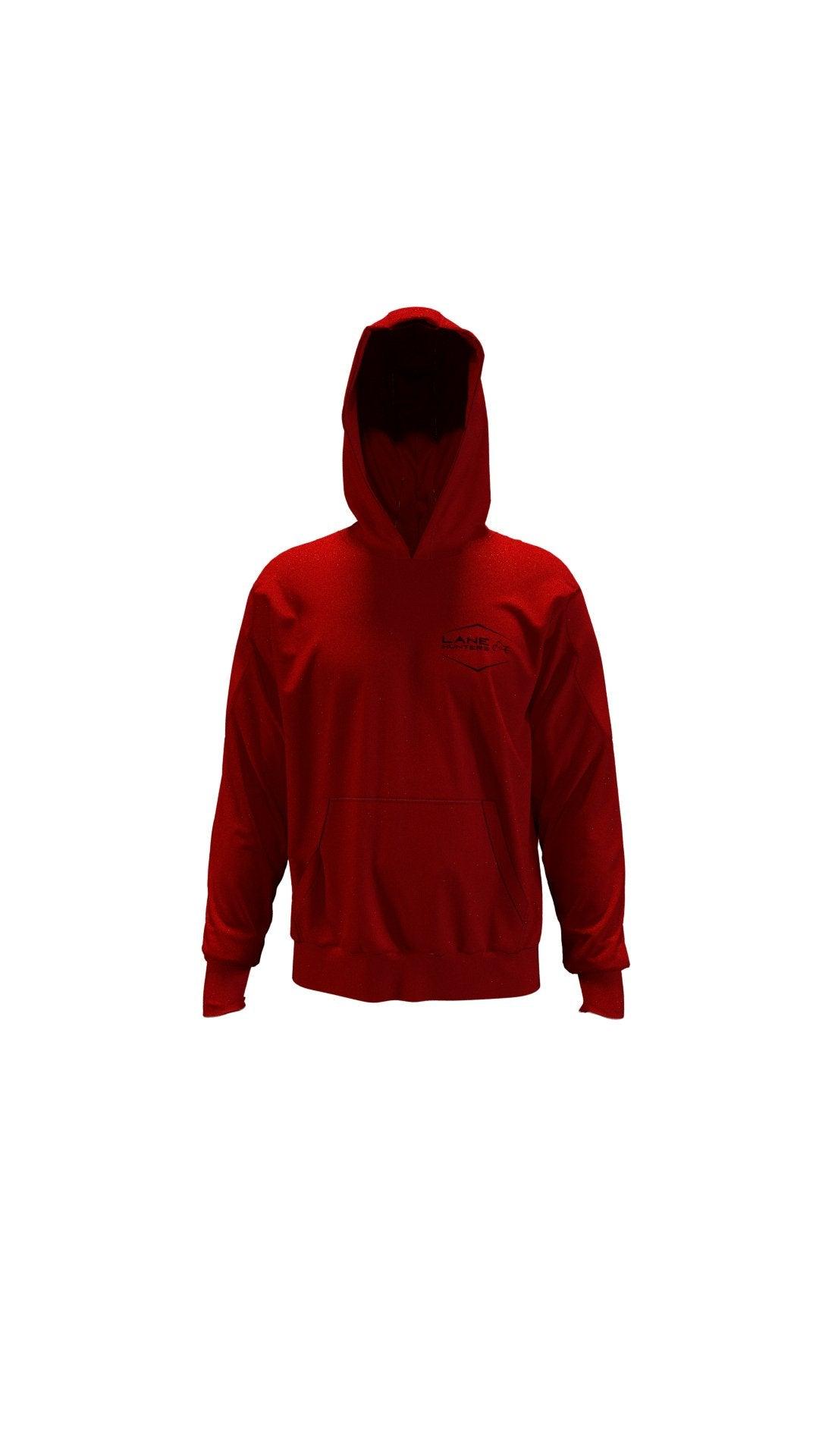 Motorcycle Armored Red Hoodie Lane Hunters